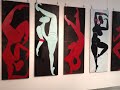 My African-inspired paintings and art displays