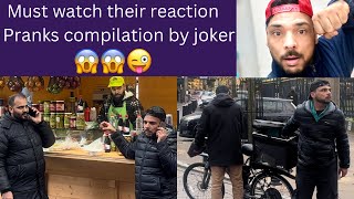 Holding phone prank|eating people food| and more pranks compilation