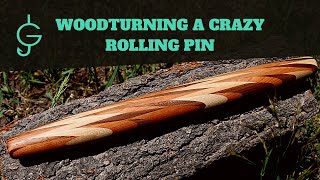 Woodturning a Crazy Rolling Pin