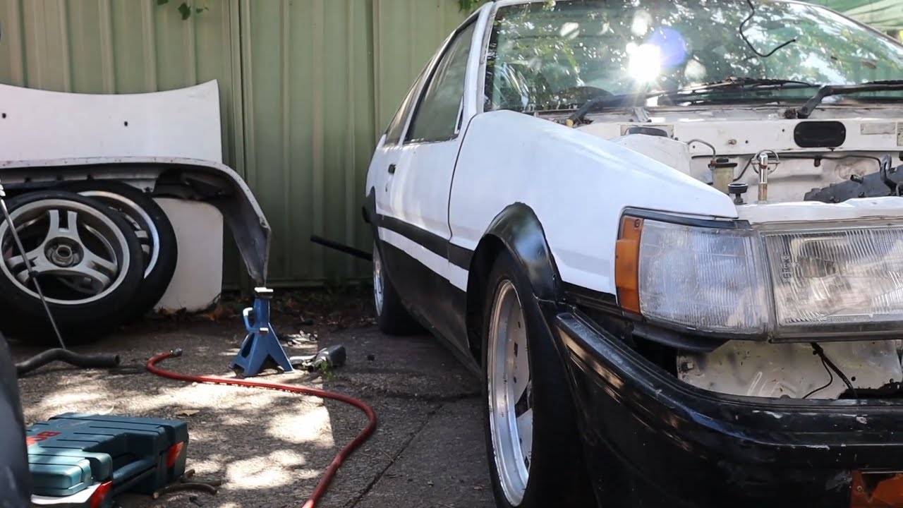 Home made ramps diy for free, and a free lowering kit for my AE86 YouTube