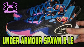 Review Under Armour Spawn 5 LE Basketball