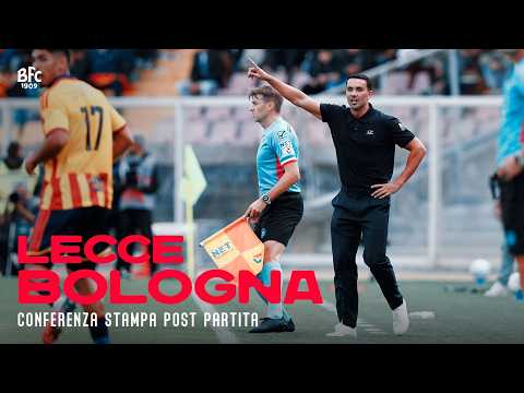 LECCE-BOLOGNA | LA CONFERENZA POST-PARTITA DI RAFFAELE PALLADINO 🎙️
