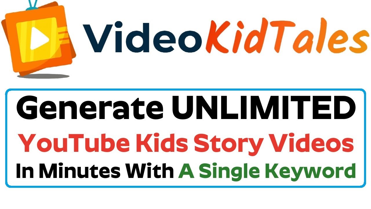 Video Kid Tales Review Demo Bonus - Money-Making AI-Generated Children ...