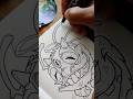 Black Dragón Pic. #art #drawing #sketch #shortvideo #daily #shorts #dibujo