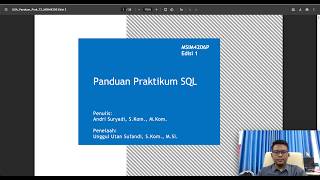 TuWeb Basis Data Sesi 2 | STSI4105 Universitas Terbuka | Genap 2025/2026