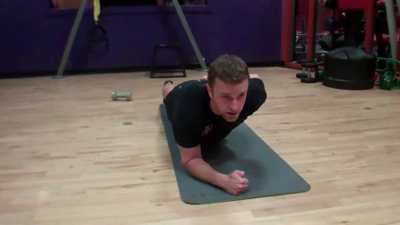 How To Burn Fat: Exercise = 3 Point Plank - YouTube