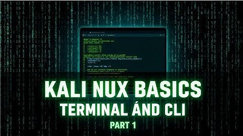 Kali Linux Basics Terminal & CLI – Part 1 Beginner Friendly