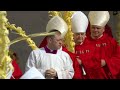 Holy mass with pope francis on palm sunday 24 march 2024