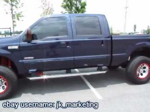 Jacked Up 2006 Ford F250 Diesel Crew Cab FX4 - YouTube