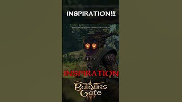 INSPIRATION FOR THE WIN! #dnd #gaming #baldursgate3 #inspiration #inspirational #funny