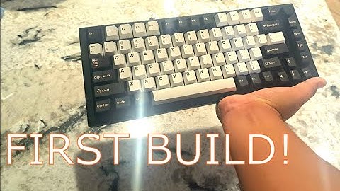 building my FIRST EVER custom keyboard!!!