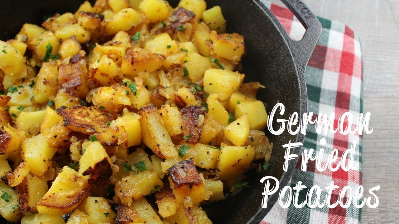 German Fried Potatoes | German Recipes by All Tastes German