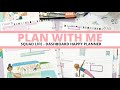 PLAN WITH ME | DASHBOARD HAPPY PLANNER | SQUAD LIFE | March 15-21, 2021