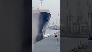 Giant Ship Hits The Shipyard