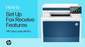 How to set up fax receive features on HP Color LaserJet Pro printers | HP Support