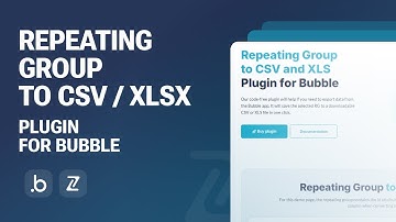 How To Export Repeating Group to CSV in Bubble.io With Plugin From Zeroqode