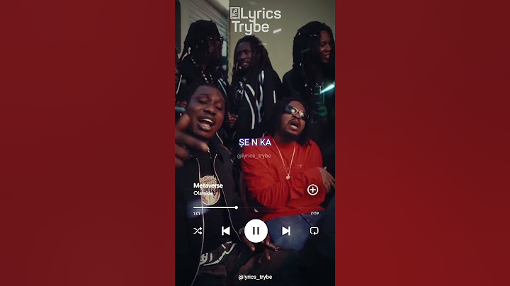 Olamide - Metaverse (Lyrics)  #lyricstrybe #afrobeats