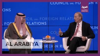 Saudi Arabia’s Minister of State for Foreign Affairs Adel al-Jubeir speaks at the Council on Foreign