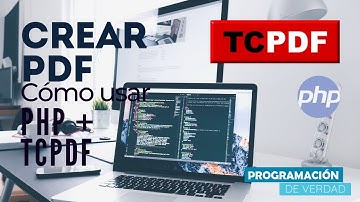 🔴 TCPDF: Tutorial español cómo crear PDF con PHP | TCPDF Tutorial for beginners