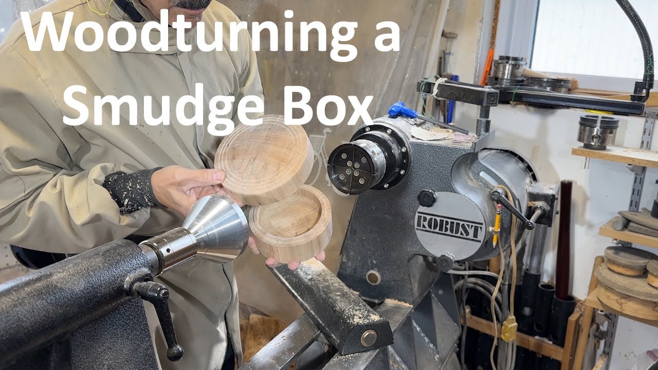 Smudge Box Woodturning a Smudge Box - YouTube