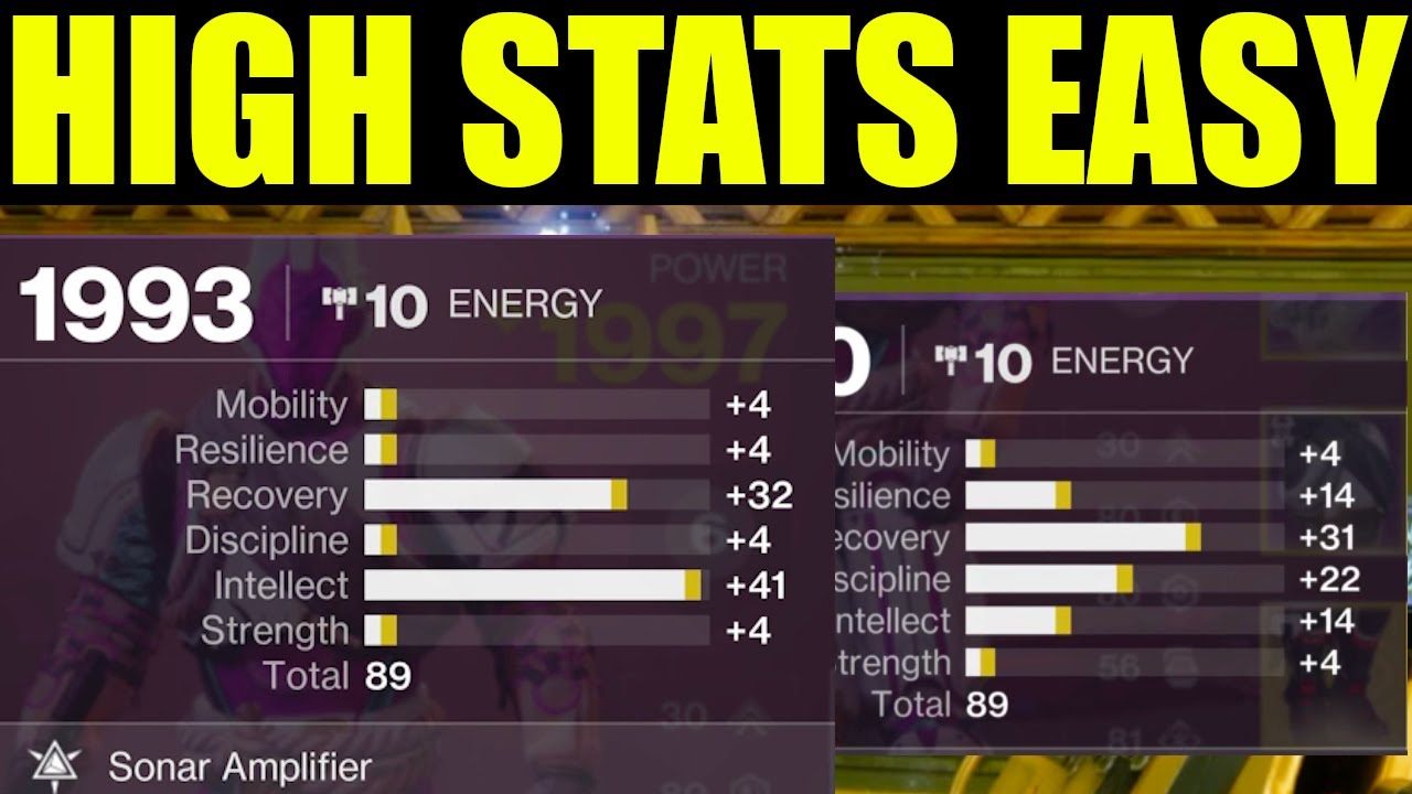 how to get a high stat armor build in the final shape easy | Destiny 2 ...
