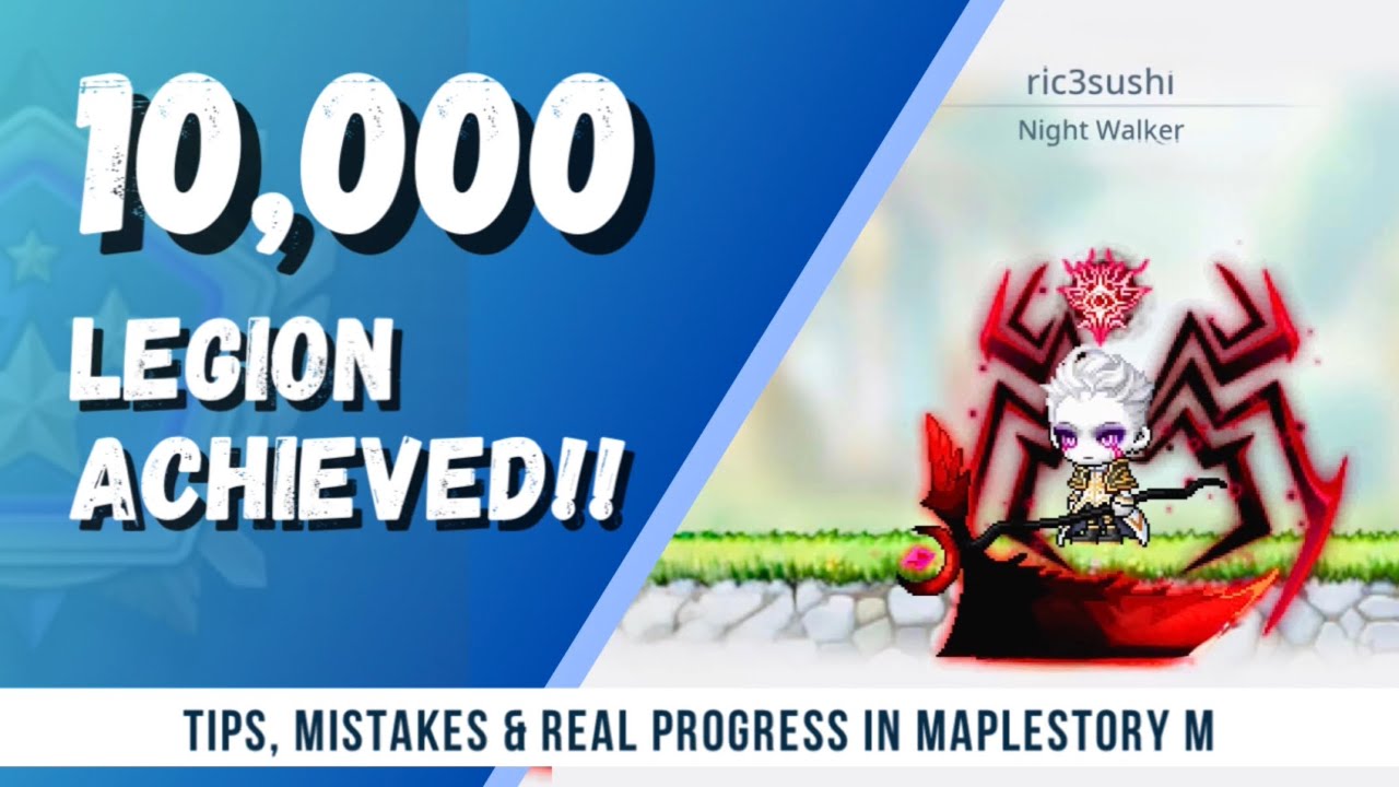 MapleStory M 楓之谷 M | 10K Legion Achieved! Tips, Mistakes & Real Progress