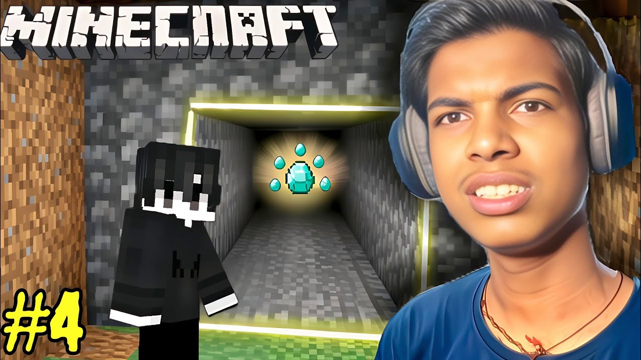 I FOUND DIAMOND IN A SECRET CAVE | MINECRAFT #4 - YouTube