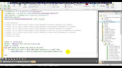 aula 6256 windev mobile   mostrando em um looper o resultado de uma consulta feita no webservice xml