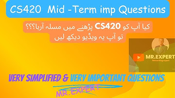 CS420 mid term preparation part 1 || CS420 Mobile Web Development For Portable Devices preparation