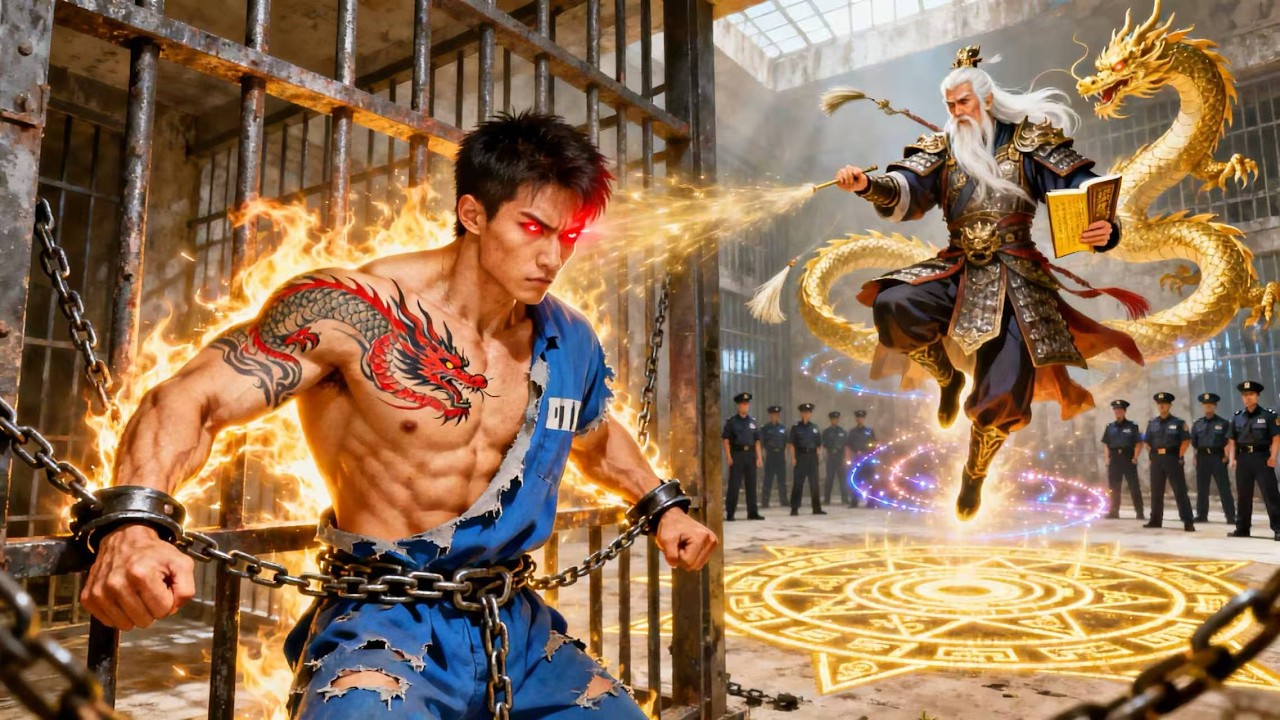 Encarcelado injustamente, lo entrena un antiguo dios de guerra; regresa y todos se arrodillan#drama