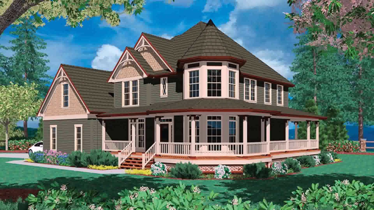  Barn Style House Plans With Wrap Around Porch  see 