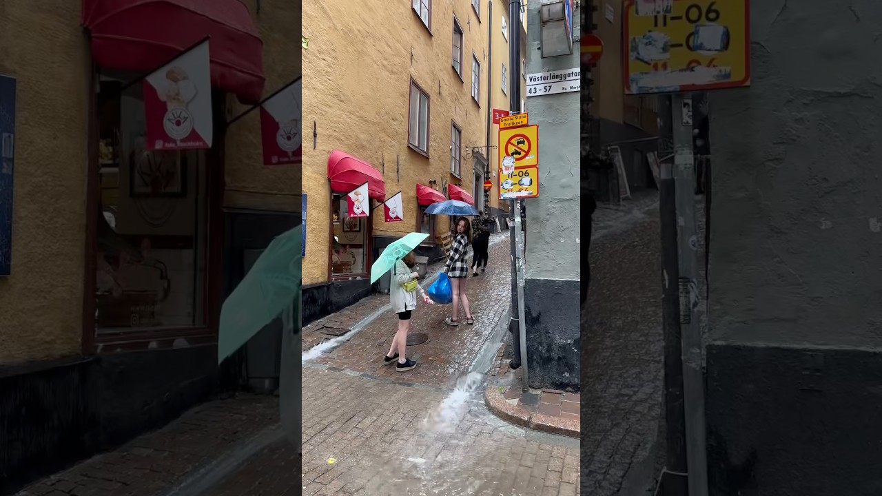 Rainy day in Stockholm, Sweden 🇸🇪 