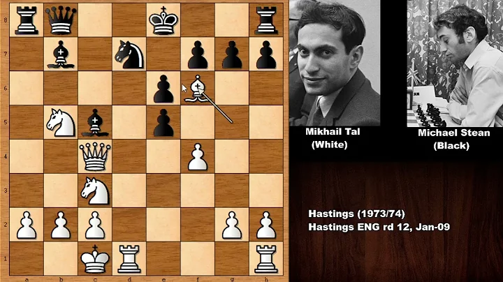 Mikhail Tal vs Michael Stean - Hastings (1974)