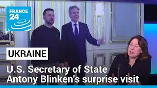 Antony Blinken in surprise visit to Ukraine as a demonstration of US 'unwavering support'