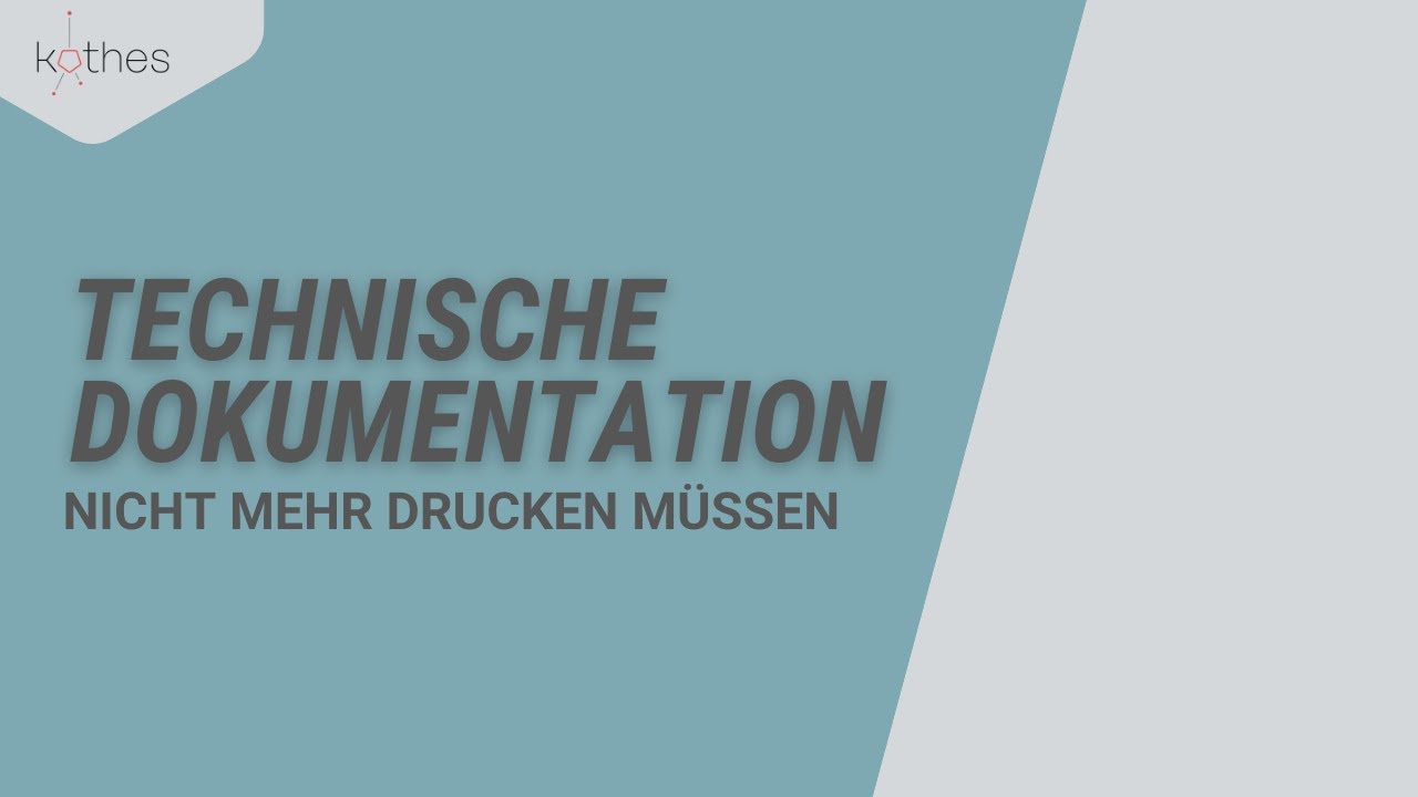 Webinaraufzeichnung „Technische Dokumentation nicht mehr drucken müssen“
