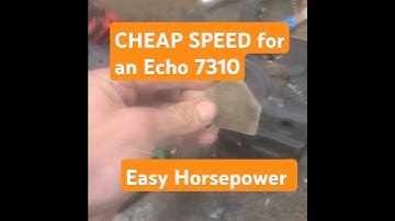 Simple and Easy mods for an Echo 7310 chainsaw