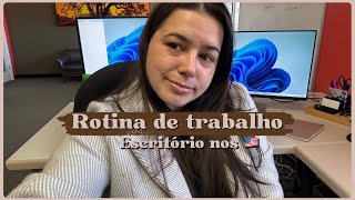 VIDA NO COLORADO | Minha rotina em um dia de escritório