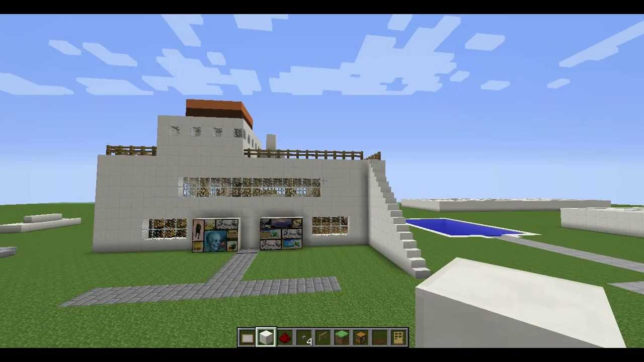 Minecraft How to build a secret door behind a painting. YouTube