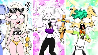 Rocky Rakoon's SCARED of HOT GIRLS // Funny Animation Meme Mega Mix Comp