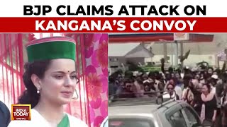 Bjp Claims Attack On Kangana Ranauts Convoy During Campaign In Spiti Go Back Chants Raised