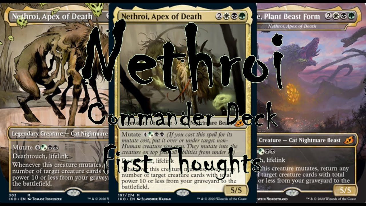 Nethroi, Apex of Death Commander Deck First Thoughts YouTube