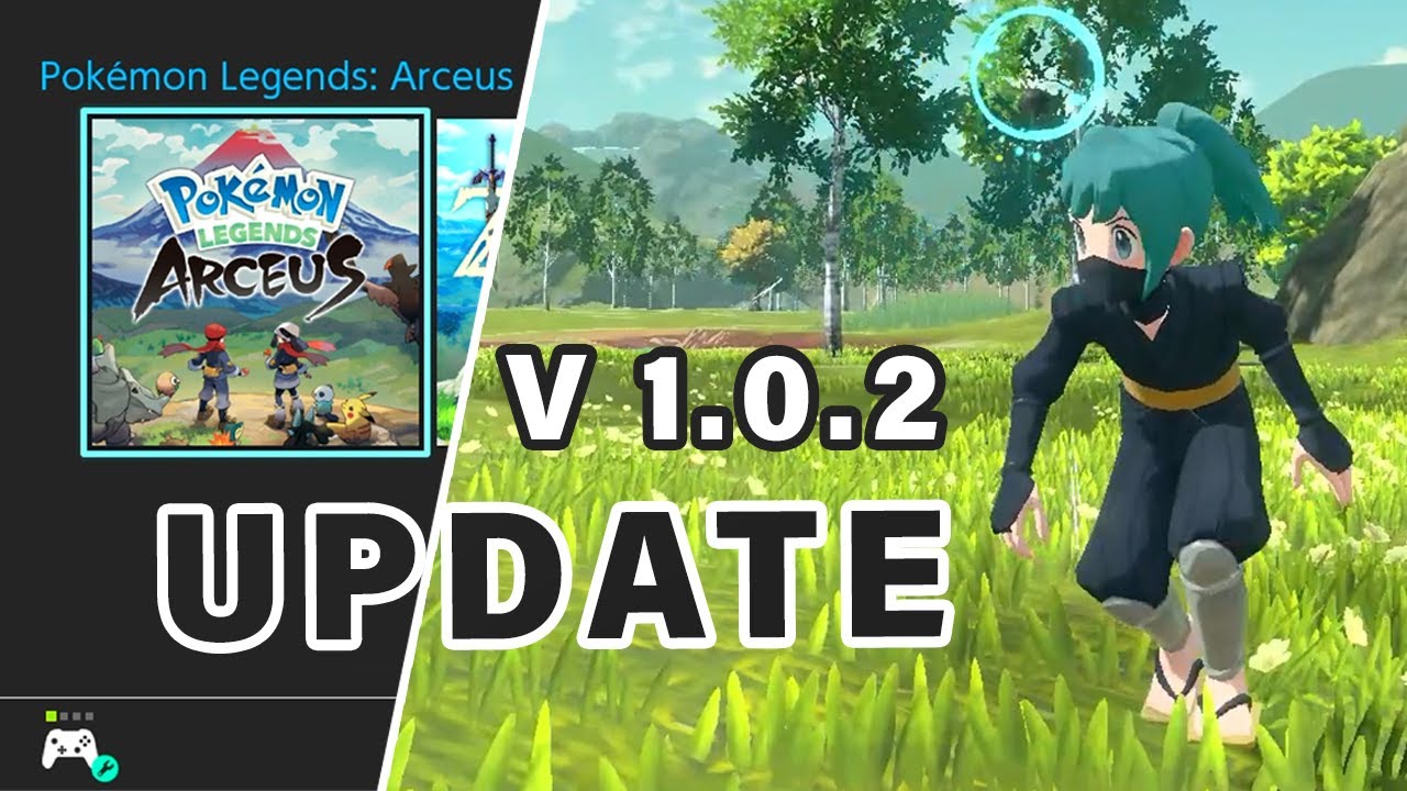 Pokemon Legends: Arceus update out now (version 1.0.1), patch notes