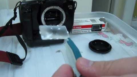 Changing Focusing Screen Canon A2/EOS 5