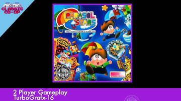 Parasol Stars | 2 Player Co-op Gameplay | TurboGrafx-16 Mister FPGA