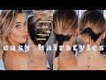 EASY HAIRSTYLES FOR SHORT/MID LENGTH HAIR | Hello October