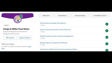 Energy & Utilities Cloud Basics | Salesforce