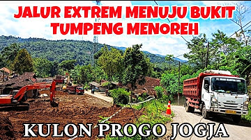 Extrem Banget!!!Jalan Menuju Wisata Tumpeng Menoreh,Kulon Progo Jogja#tumpengmenoreh #jogja