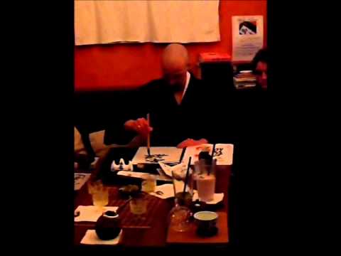 Tea's mind and Zen's one are same 茶禅一味　書道