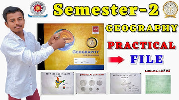 geography honours practical || sem 2 geography honours practical || 🎯Semester-2 VBU , BBMKU , SKMU