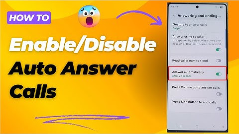 📞 How to Enable/Disable Auto Answer Calls on Samsung Galaxy S25/S25+/Ultra ✅
